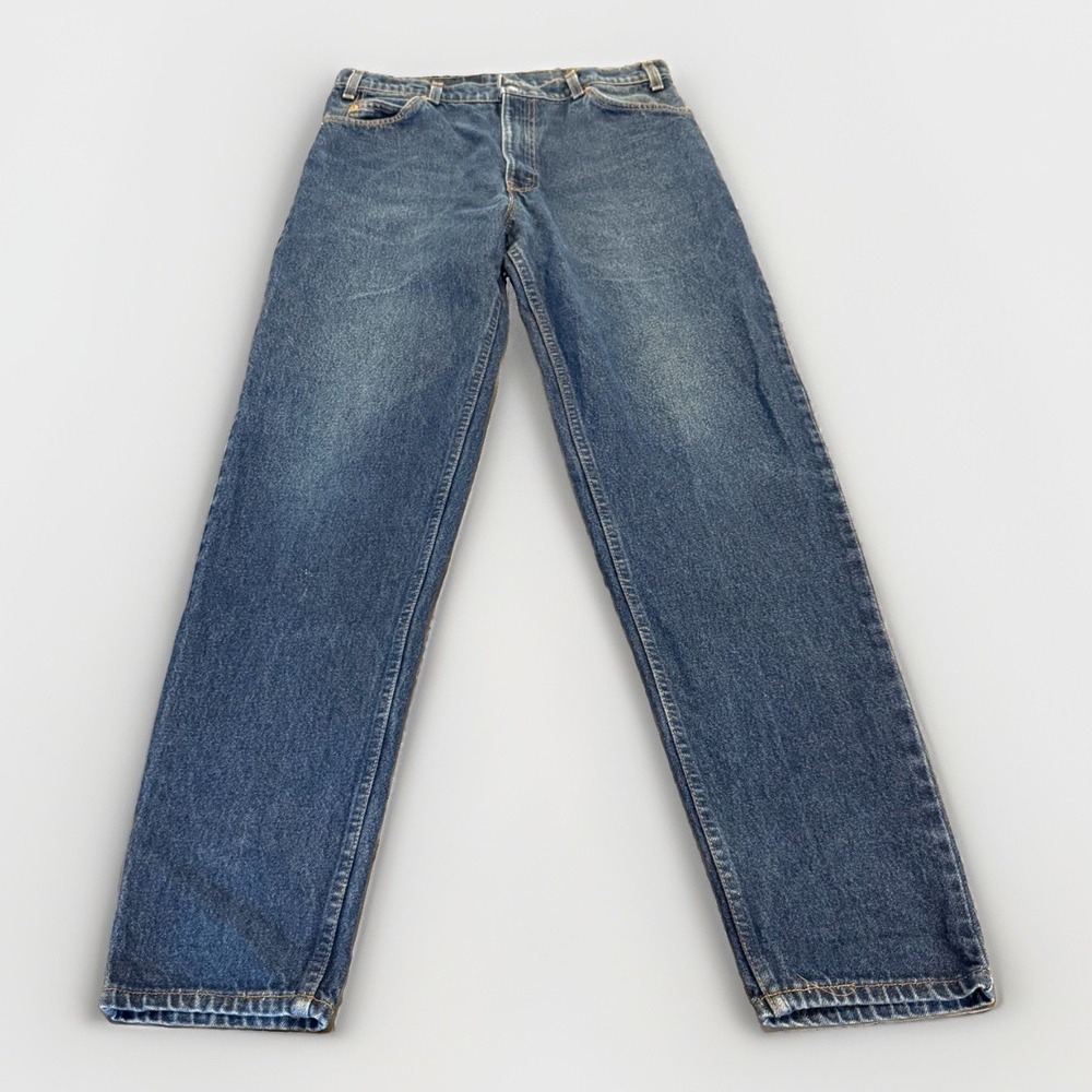 Vintage Levi's 550 Jeans Men's34x34 Relaxed Fit Orange Tab Made in USA